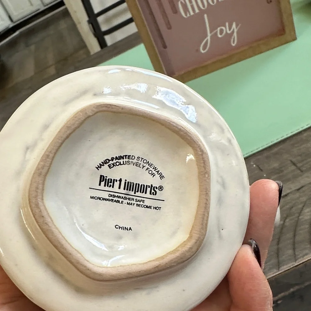 Pier 1 Imports Multicolor Ceramic Mug